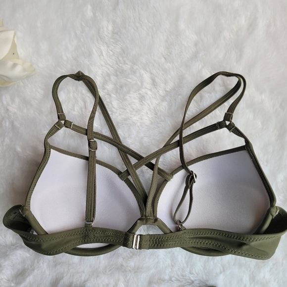 SHEIN Cut Front Bustier Bikini Set - Picture 4 of 8